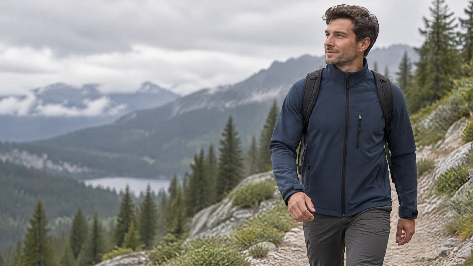 Custom Softshell Jackets Stretch · Breathability · Wind Resistance