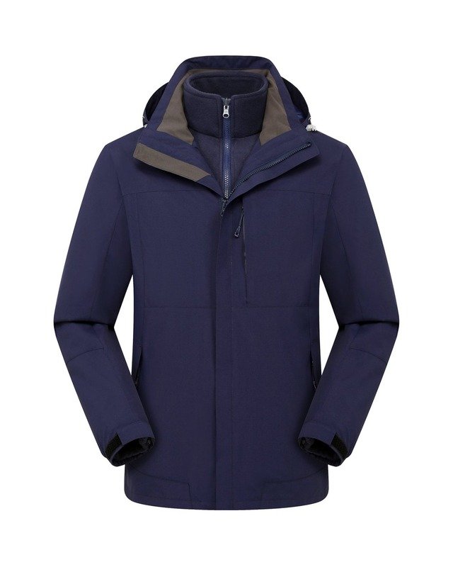 Y037530 Couple Fleece-Lined Hardshell in Navy