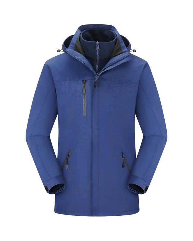 Y082408 Couple Fleece-Lined Hardshell in Royal Blue