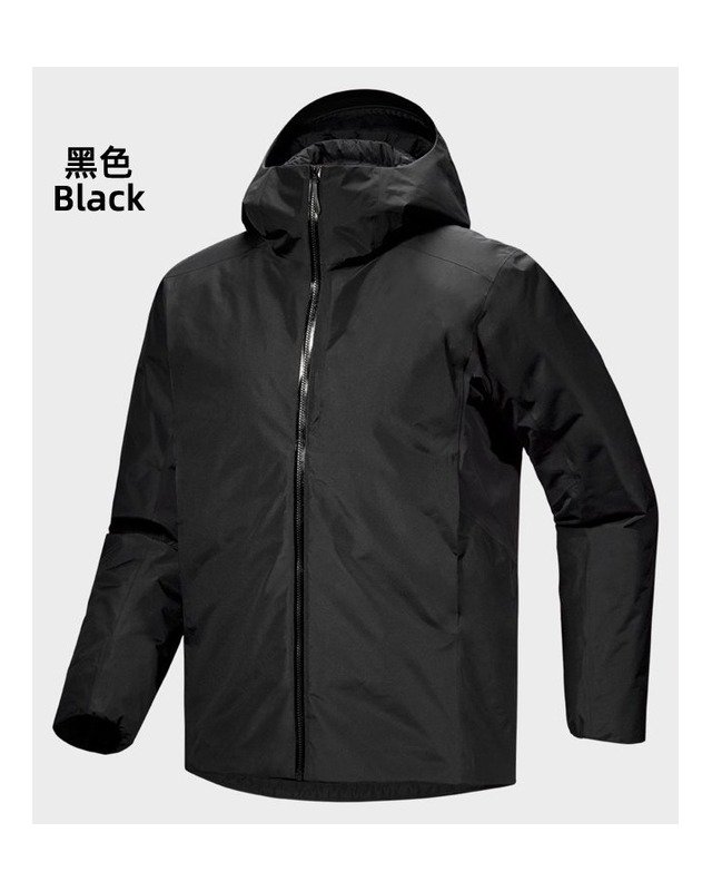 Y066023 Couple Outdoor Down Jacket in Black