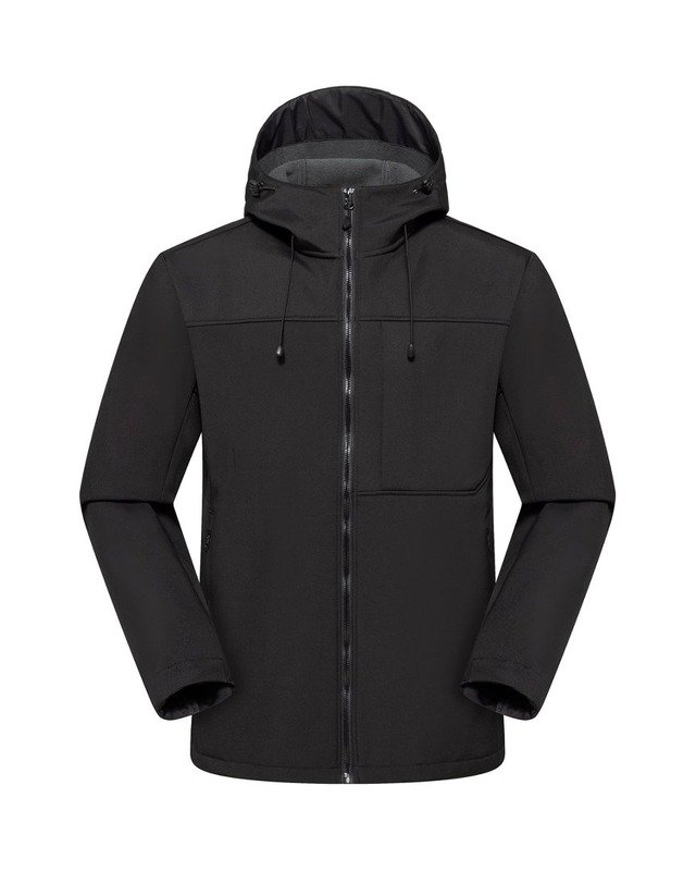 Y025016 Couple Softshell Jacket in Black