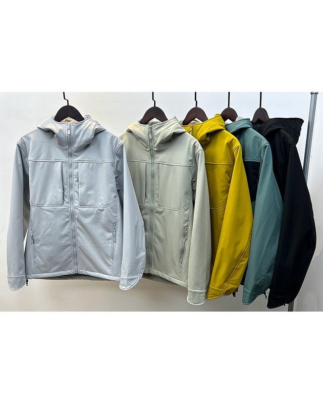 Y099027 Couple Softshell Jacket in Silver Grey