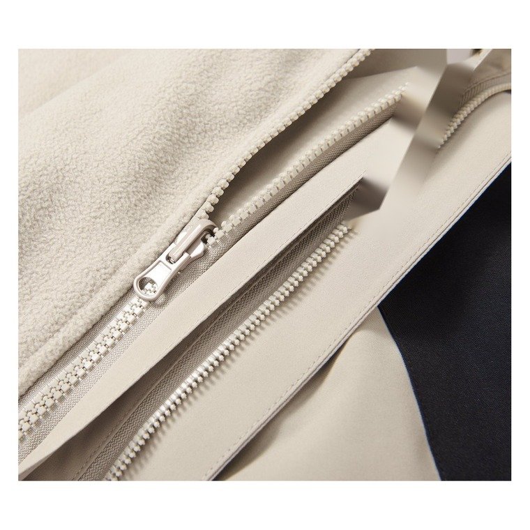 Y024018 Fleece-Lined Hardshell construction detail 1