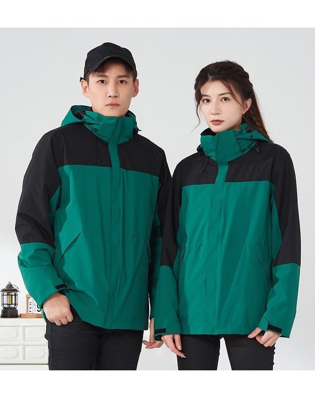 Y024018 Fleece-Lined Hardshell in Green