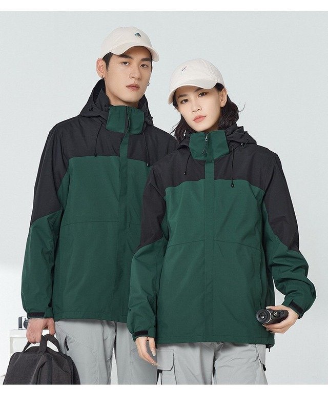 Y035020 Fleece-Lined Hardshell in Abyss Green