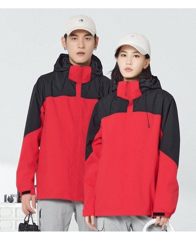 Y035020 Fleece-Lined Hardshell in China Red