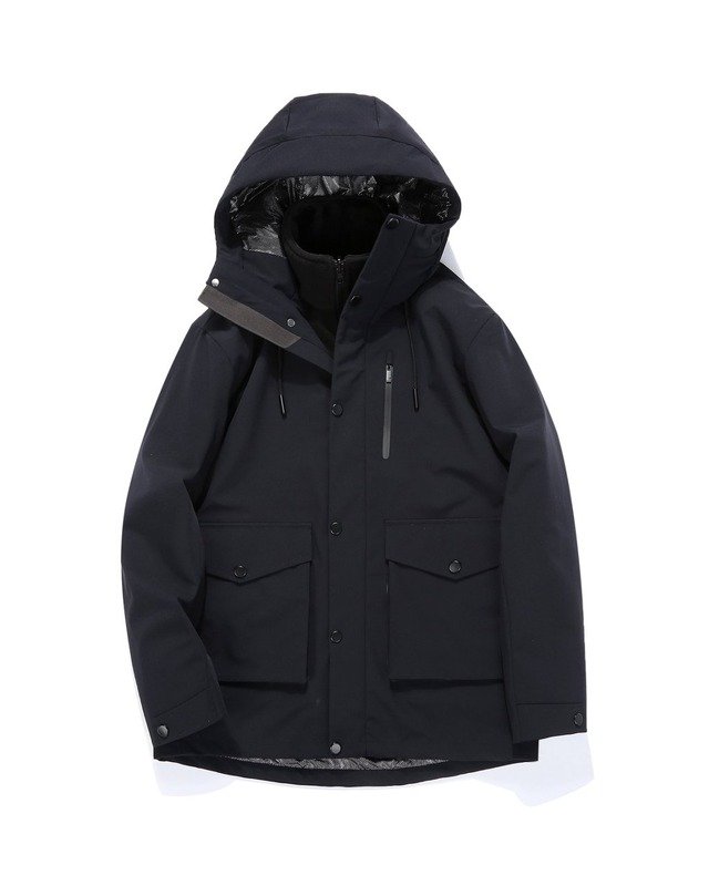 Y037600 Fleece-Lined Hardshell in Black