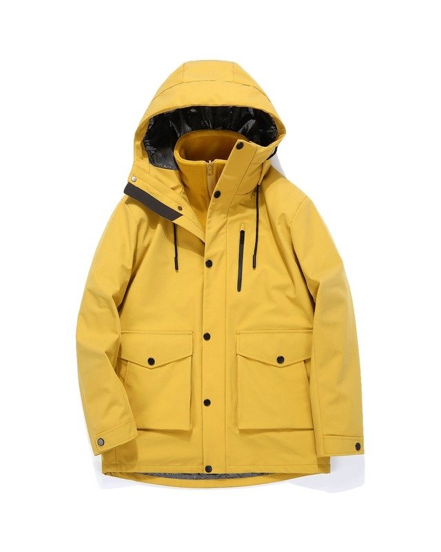 Y037600 Fleece-Lined Hardshell in Ginger Yellow