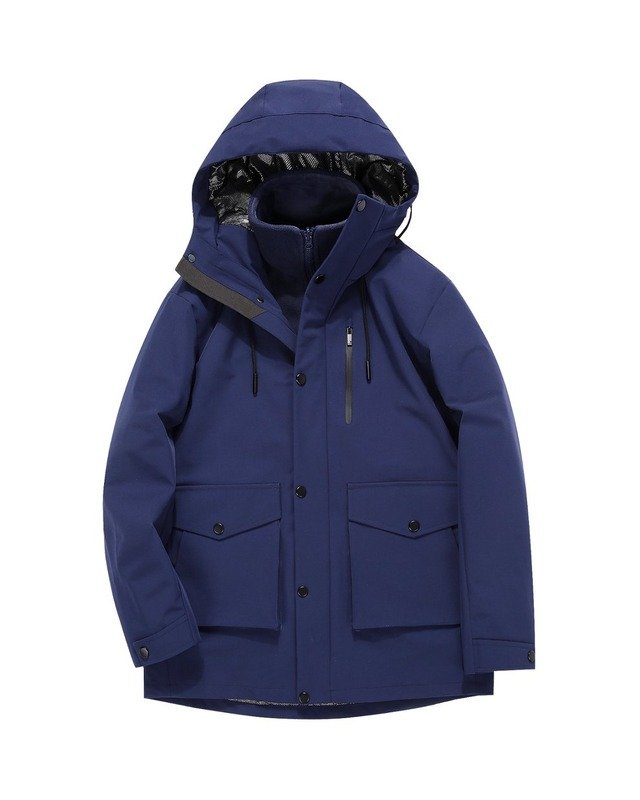 Y037600 Fleece-Lined Hardshell in Navy Blue