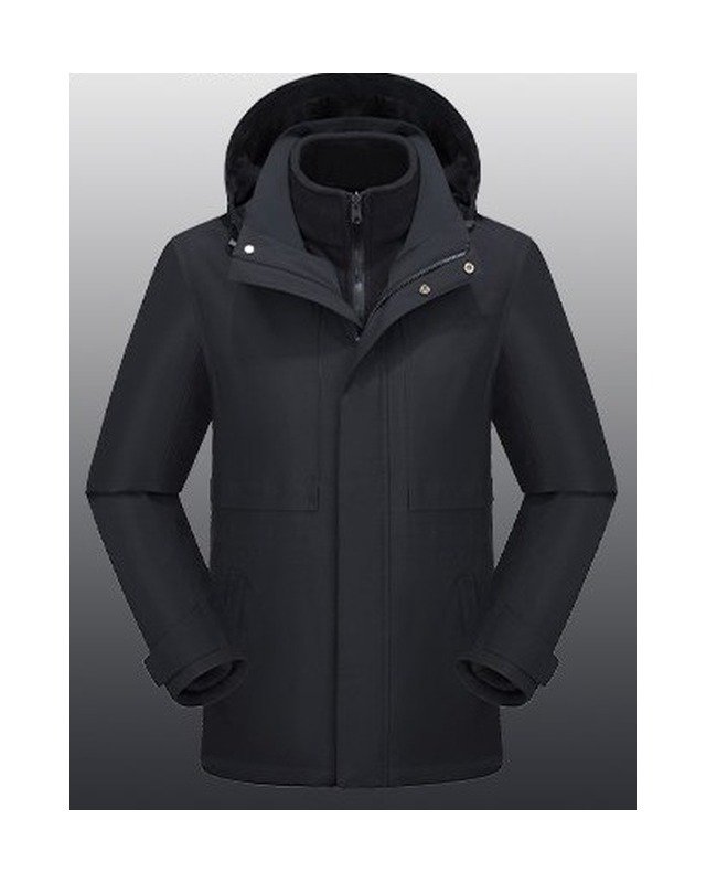 Y038606 Fleece-Lined Hardshell in Black