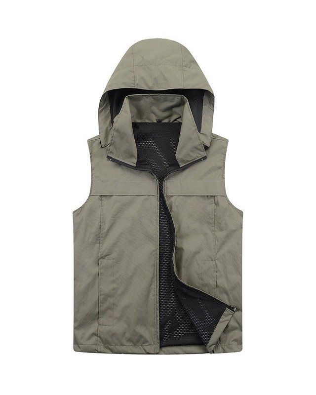 Y025011 Outdoor Vest in Army Green