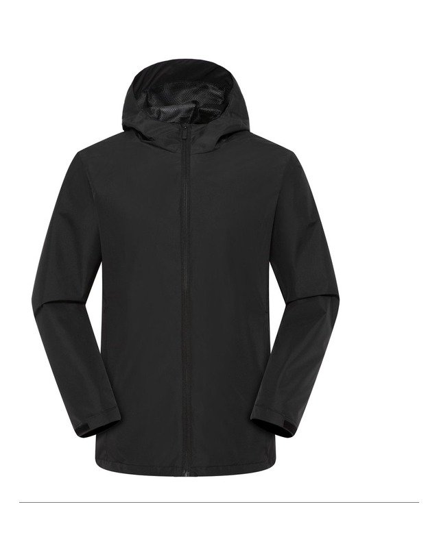 Y025015 Single-Layer Couple Jacket in Black