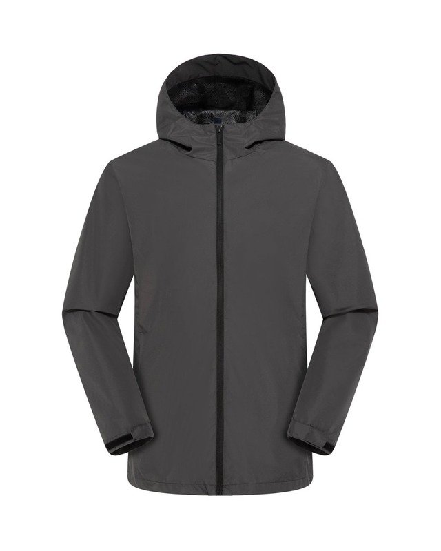 Y025015 Single-Layer Couple Jacket in Charcoal Grey