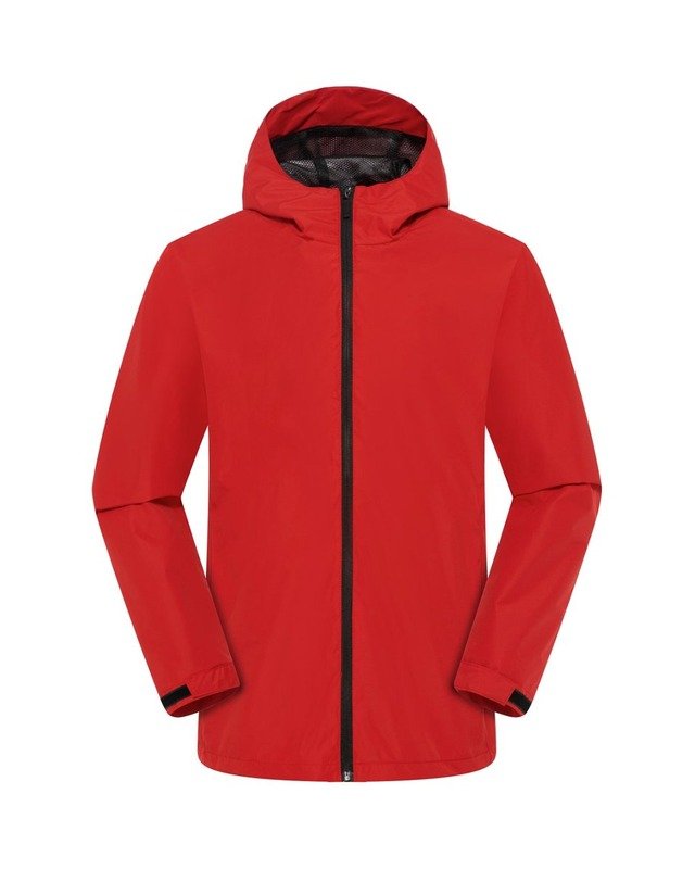 Y025015 Single-Layer Couple Jacket in Red