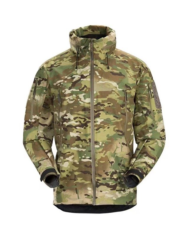 Y017025 Single-Layer Hardshell in Army Green