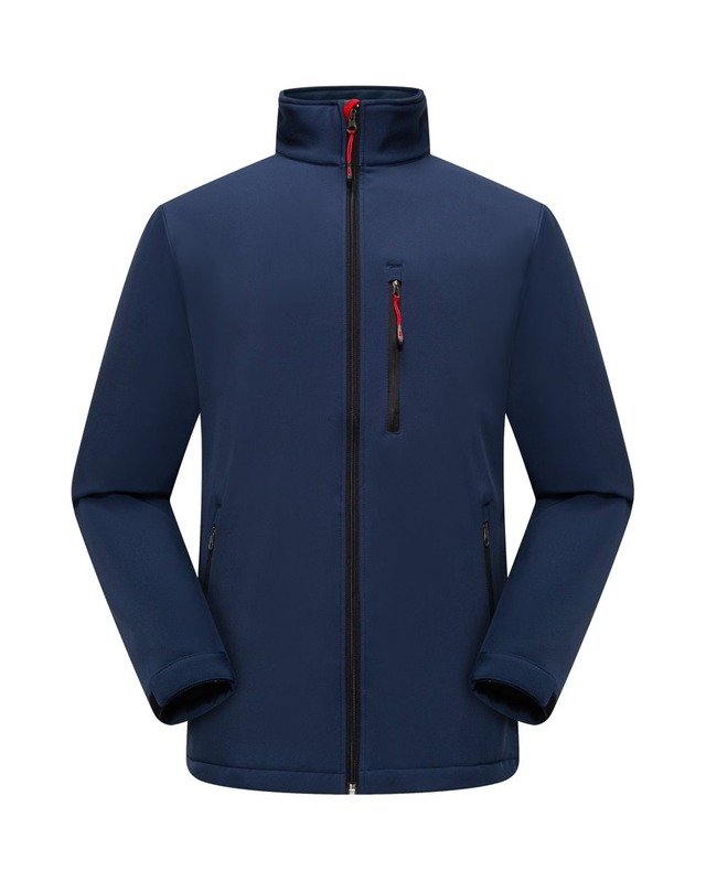Y025014 Stand-Collar Softshell in Navy