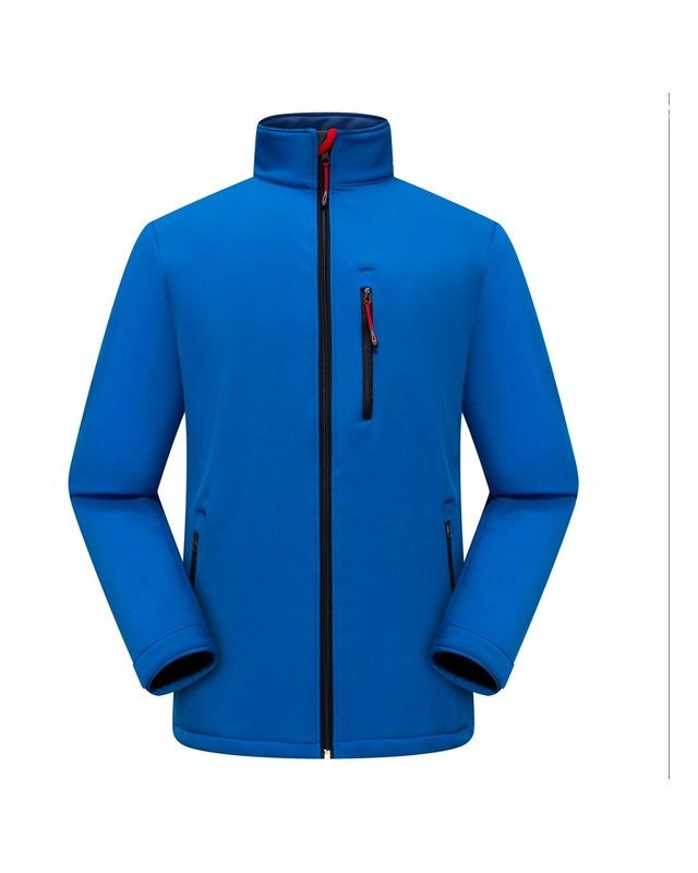 Y025014 Stand-Collar Softshell in Royal Blue