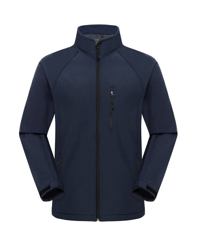 Y025025 Stand-Collar Softshell in Navy