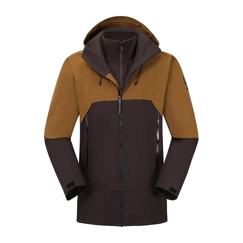 PT-3N1-02 3-in-1 Two-Piece Jacket (Fleece Liner) in Khaki