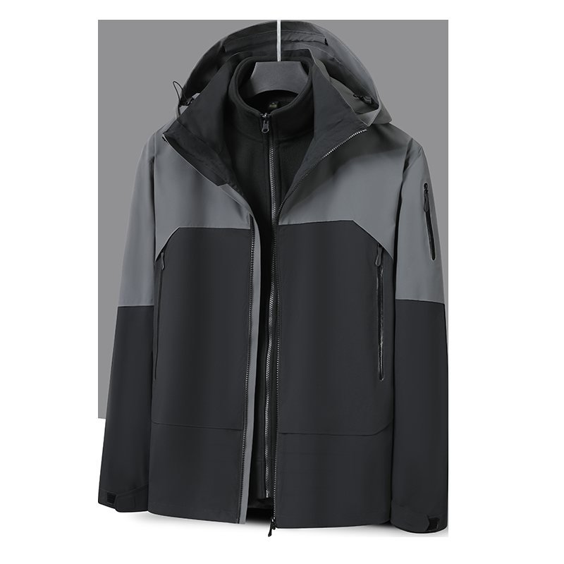 PT-3N1-02 3-in-1 Two-Piece Jacket (Fleece Liner) — PTOUTWEAR OEM/ODM