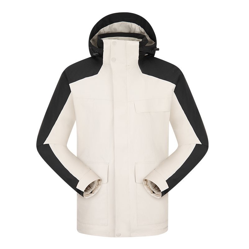 PT-3N1-03 3-in-1 Two-Piece Jacket (Fleece Liner) in Off-White