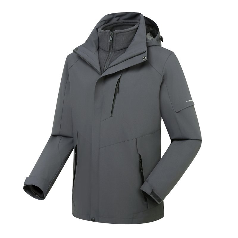 PT-3N1-05 3-in-1 Two-Piece Jacket, Taped (Fleece Liner) in Charcoal
