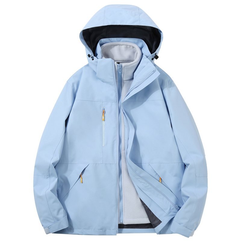 PT-3N1-06 3-in-1 Two-Piece Jacket (White Duck Down Liner) — PTOUTWEAR OEM/ODM