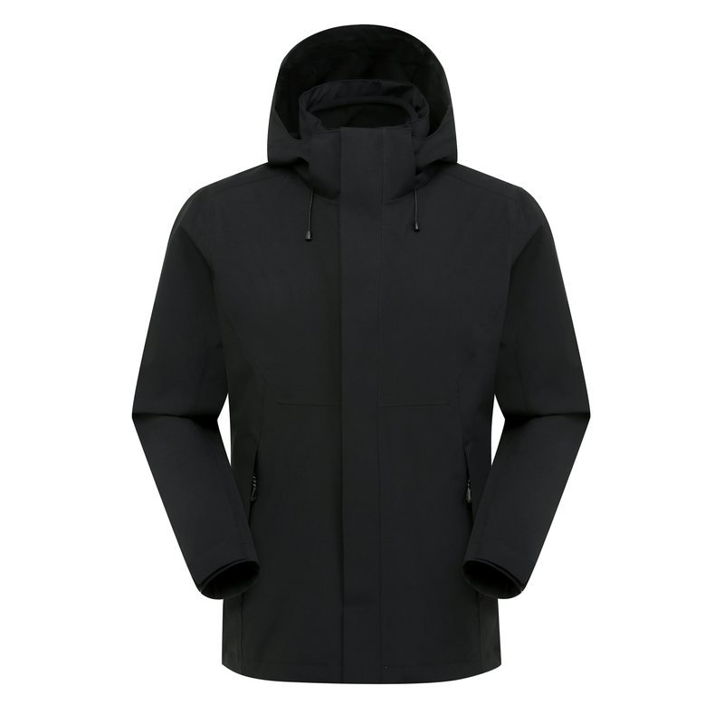 PT-HS-04 Alpine 3L Hardshell Jacket in Black