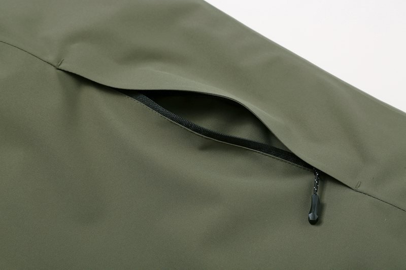 PT-HS-04 Alpine 3L Hardshell Jacket construction detail 2