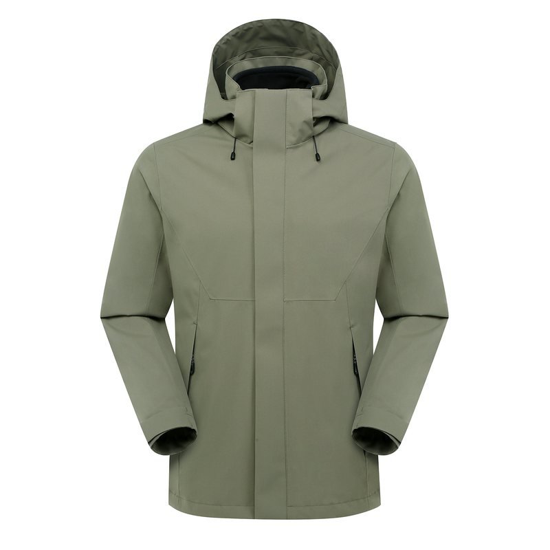 PT-HS-04 Alpine 3L Hardshell Jacket in Moss Green