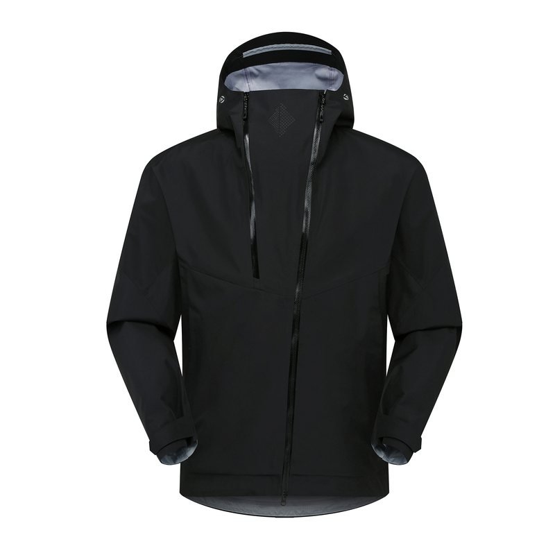 PT-HS-07 Dual-Zip 3L Hardshell Jacket in Black
