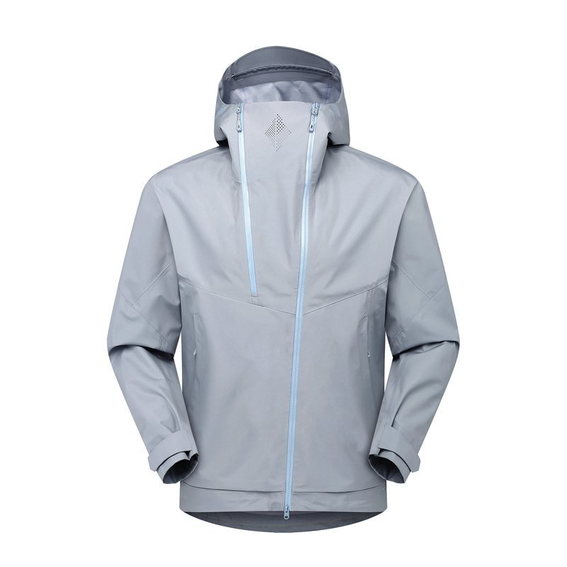 PT-HS-07 Dual-Zip 3L Hardshell Jacket in Mist Blue
