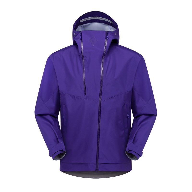 PT-HS-07 Dual-Zip 3L Hardshell Jacket in Purple