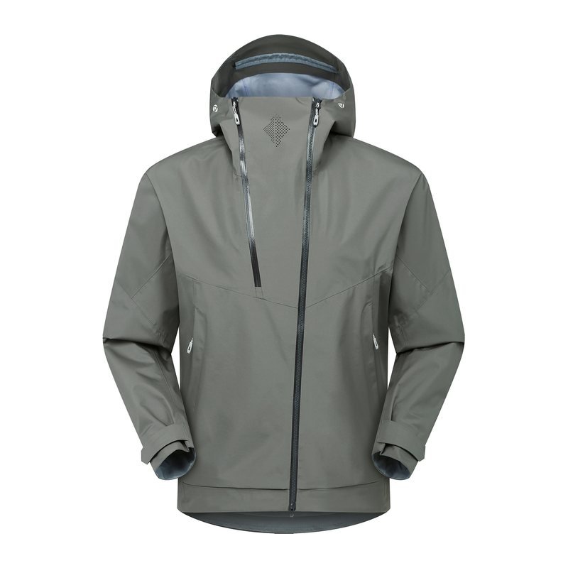 PT-HS-07 Dual-Zip 3L Hardshell Jacket in Sage Grey