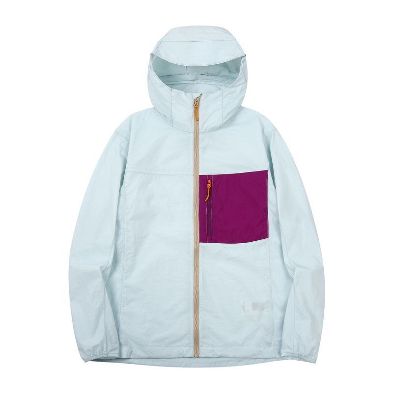PT-SUN-01 UPF80+ Lightweight Sun Jacket in Mist Blue