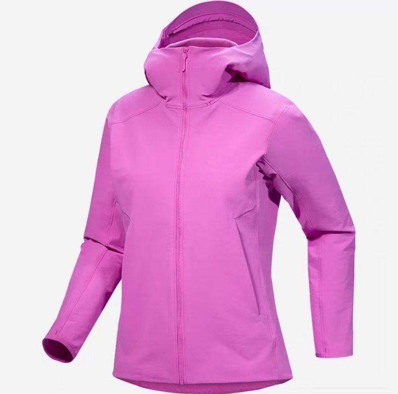PT-JK-11 Women's Stretch Softshell Hoody in Pink