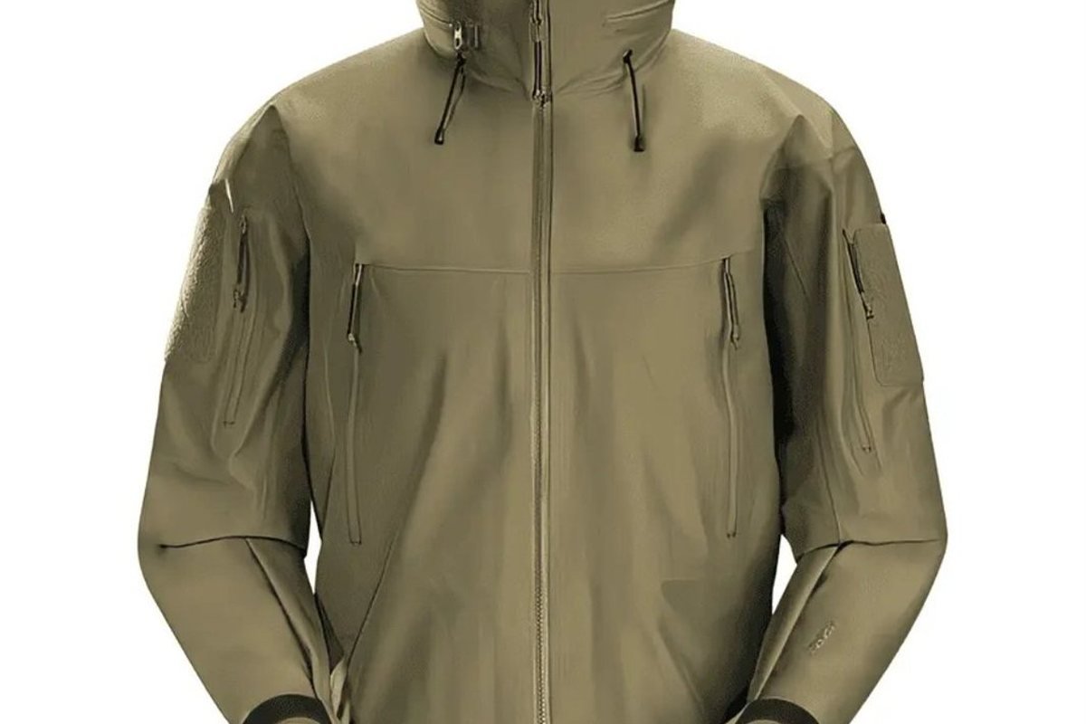 Olive tactical softshell jacket, front view - 15K Waterproof Rating Hardshell Jacket Bulk: 2026 Sourcing Guide