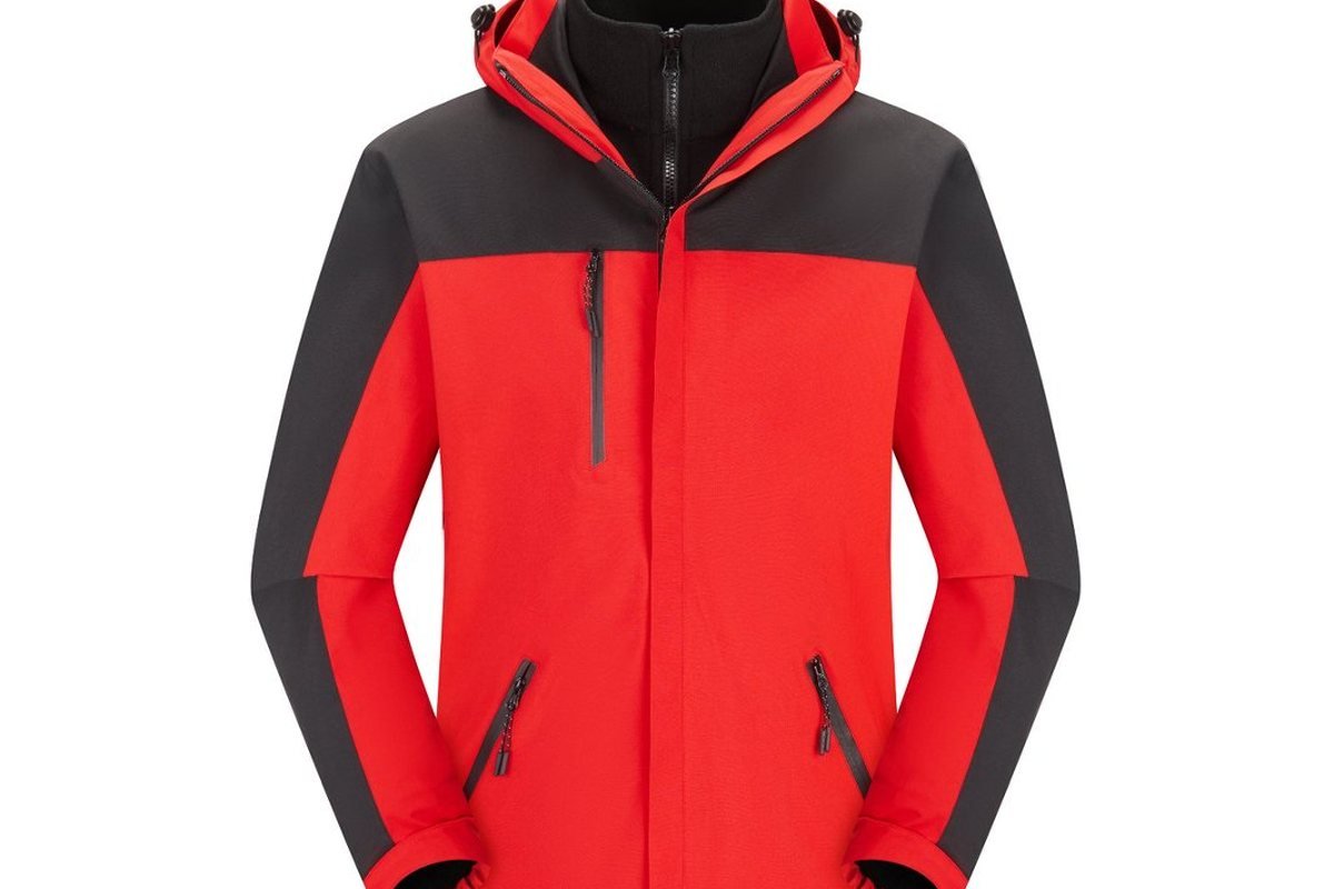 Red and black 3-in-1 ski jacket, front view - Insulated Ski Jacket ODM Factory Direct: 2026 Buyer's Guide