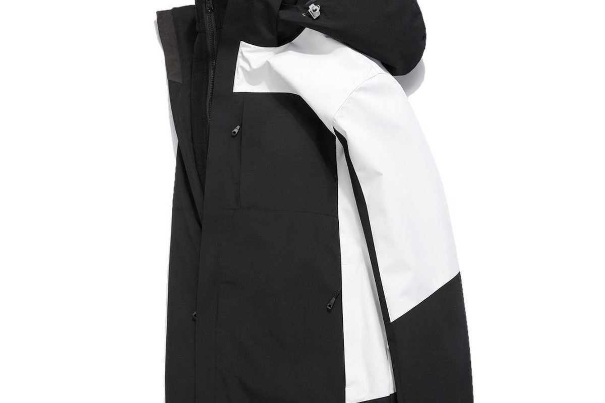 Black 3-in-1 shell shown beside its detachable white liner - Pet Apparel Tech Pack Guide: Cut Sampling Errors by 40% (2026)