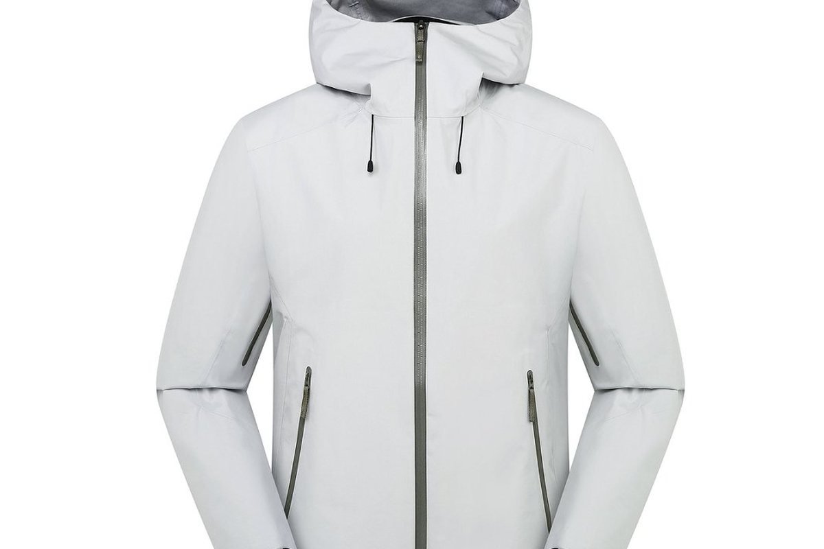White lightweight hardshell jacket, front view - Waterproof Dog Jacket Manufacturer: A B2B Sourcing Guide for Premium Pet Out