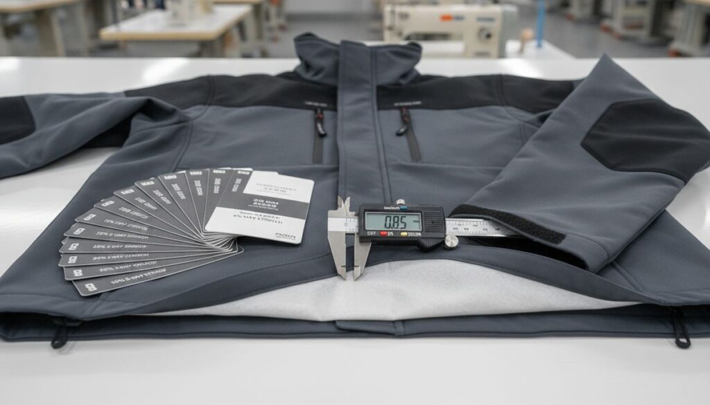 Custom Softshell Jacket Quote: Fabric Specs Required